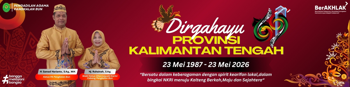 Ucapan HUT Kalteng Ke 69 2026