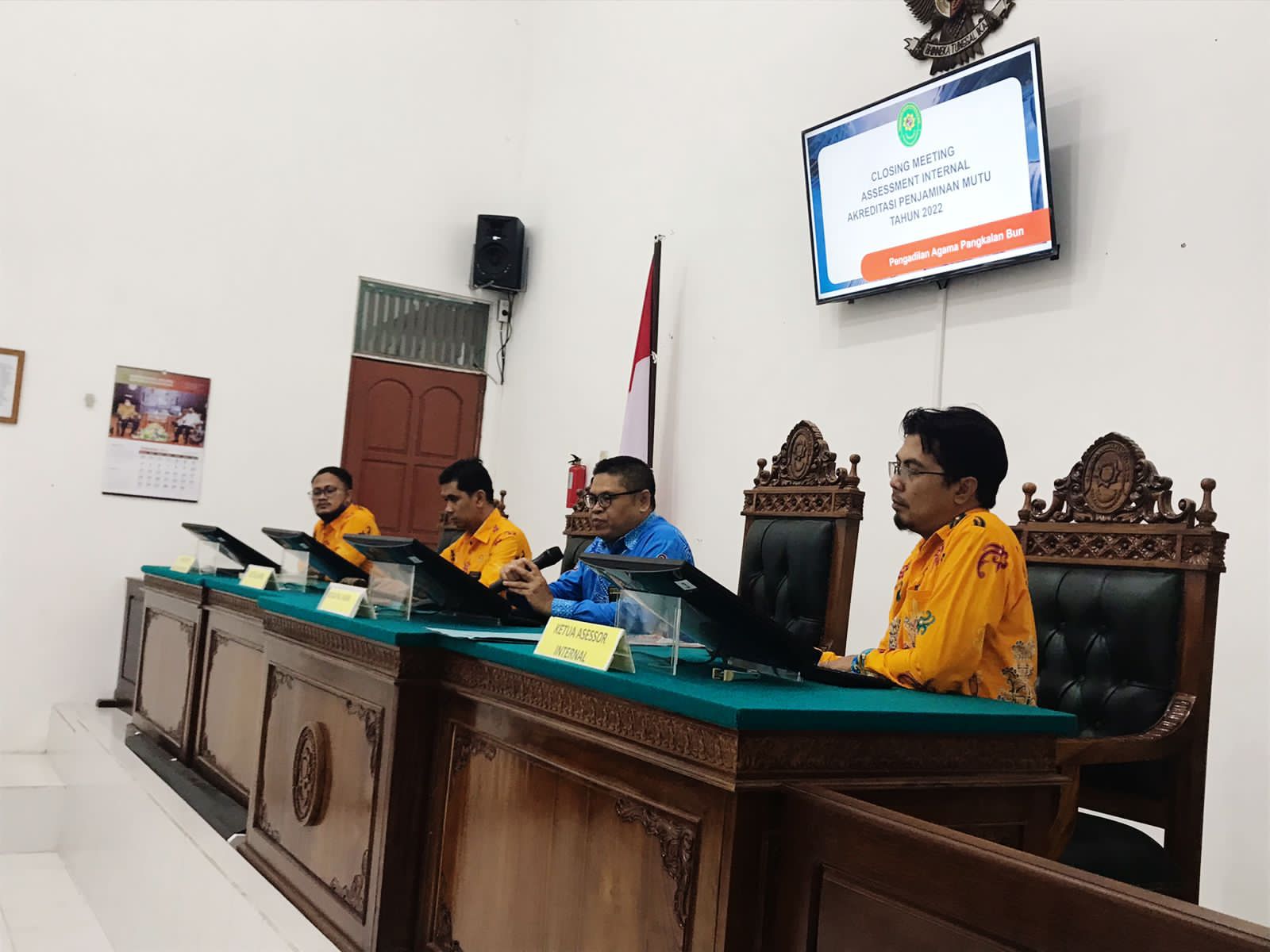Closing Meeting Asessment Internal APM Pengadilan Agama Pangkalan Bun Tahun 2022