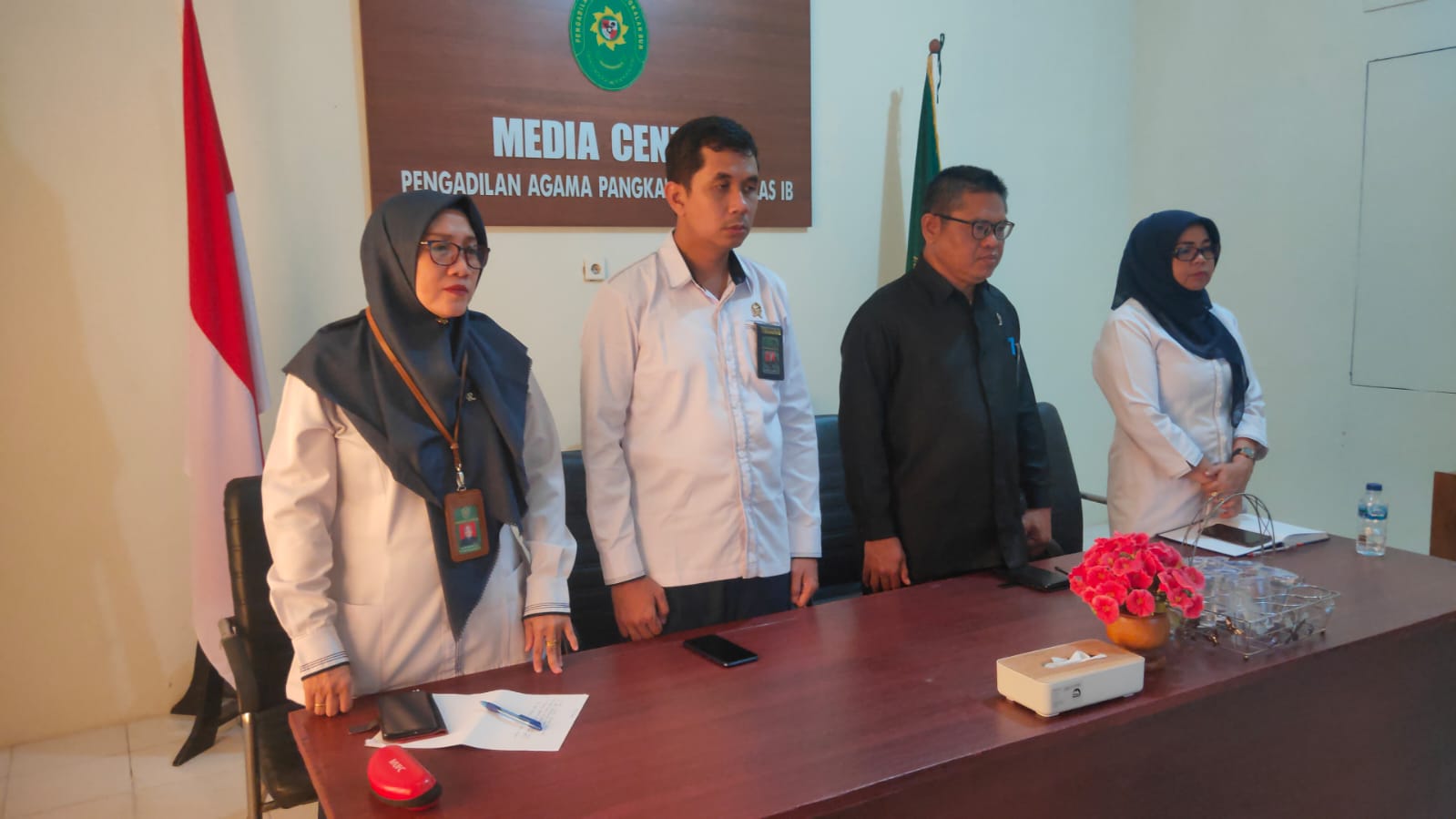 PA Pangkalan Bun Ikuti Acara Pengucapan Pakta Integritas Secara Daring