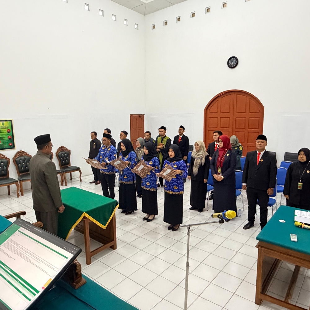 Pengambilan Sumpah PNS di PA Pangkalan Bun, Wujud Komitmen Pengabdian kepada Bangsa dan Negara